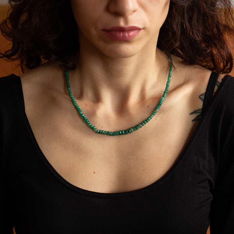 Emerald Natural Stone Necklace