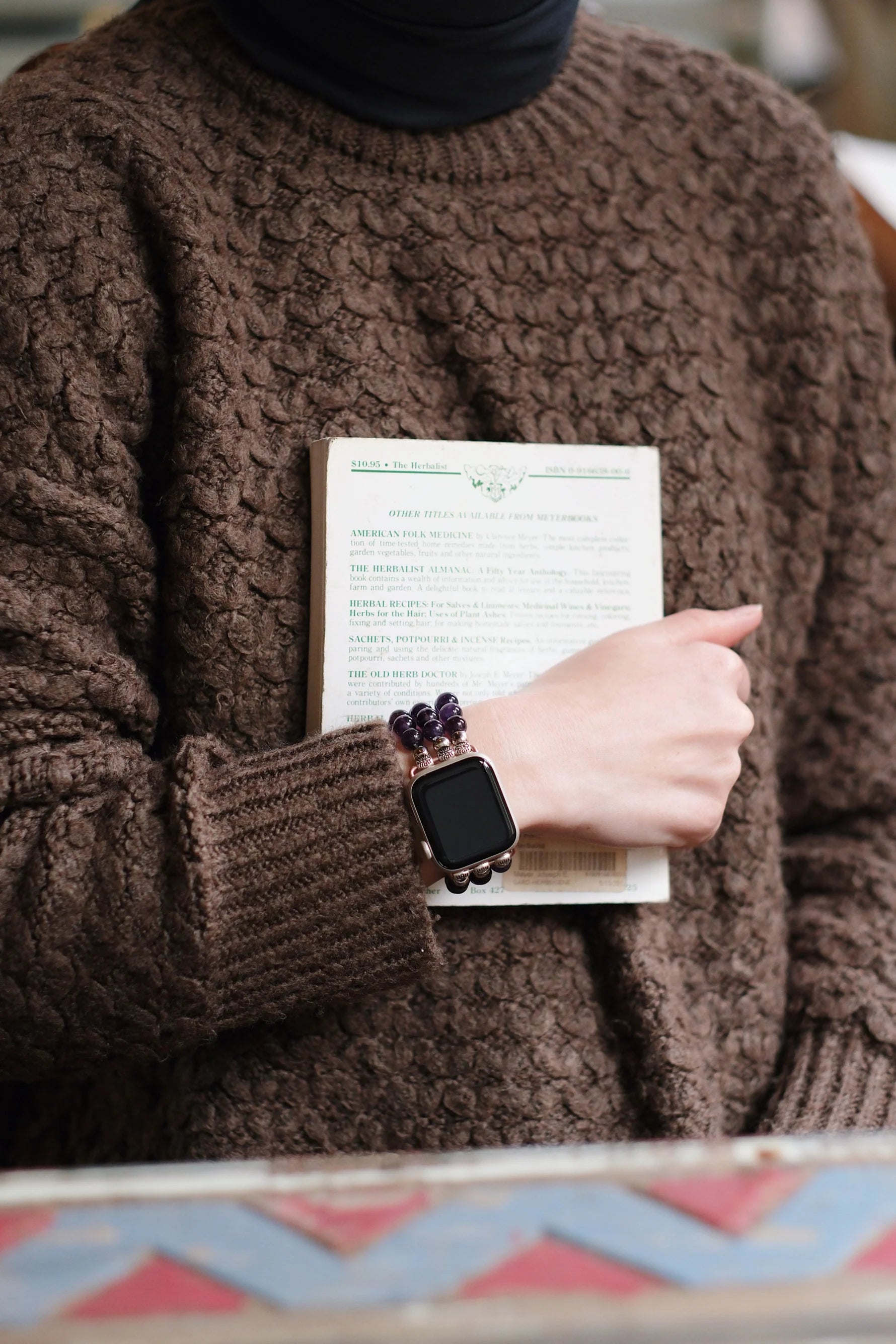 Amethyst Natural Stone Apple Watch Watch Band 38 - 41mm