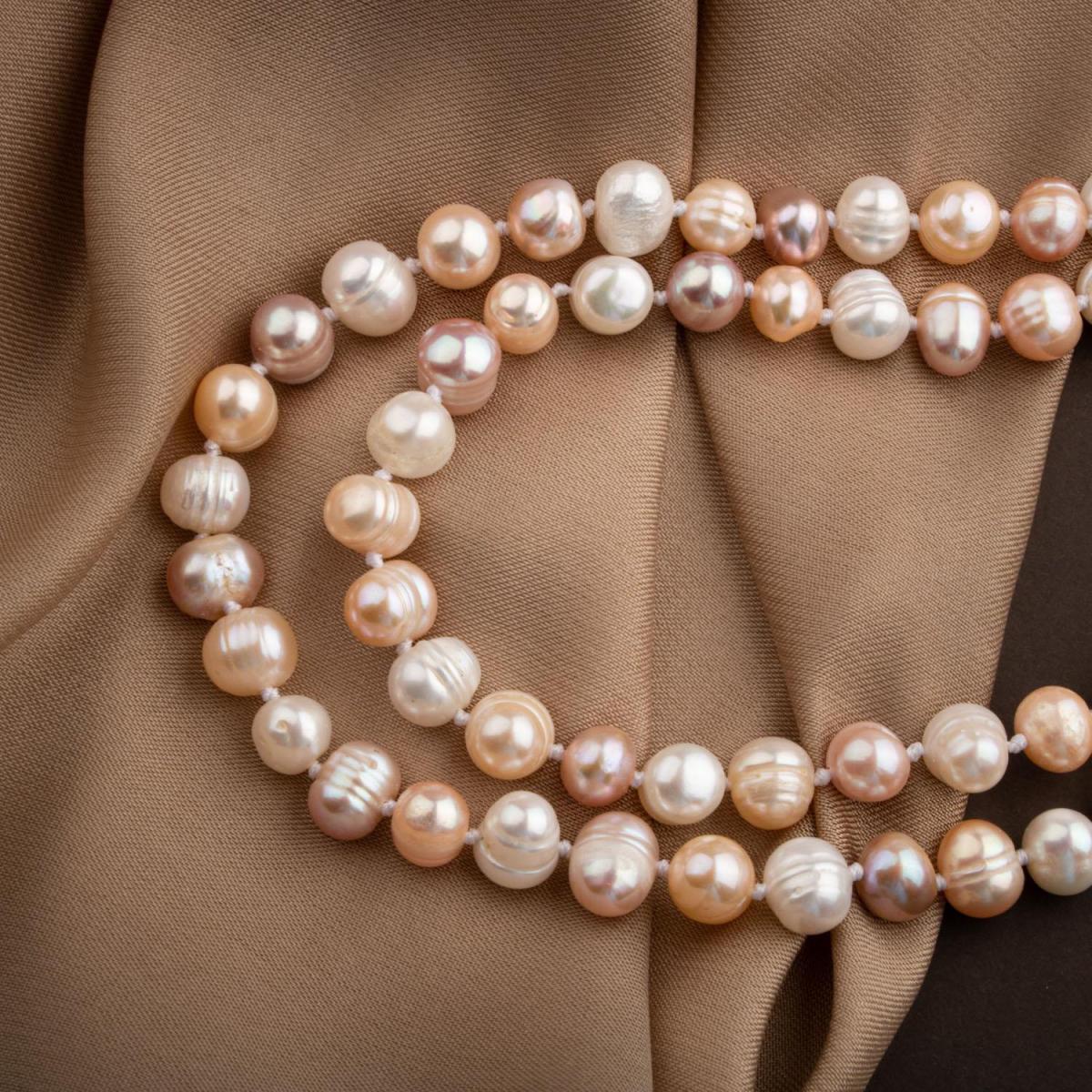 Pearl Natural Stone Long Necklace