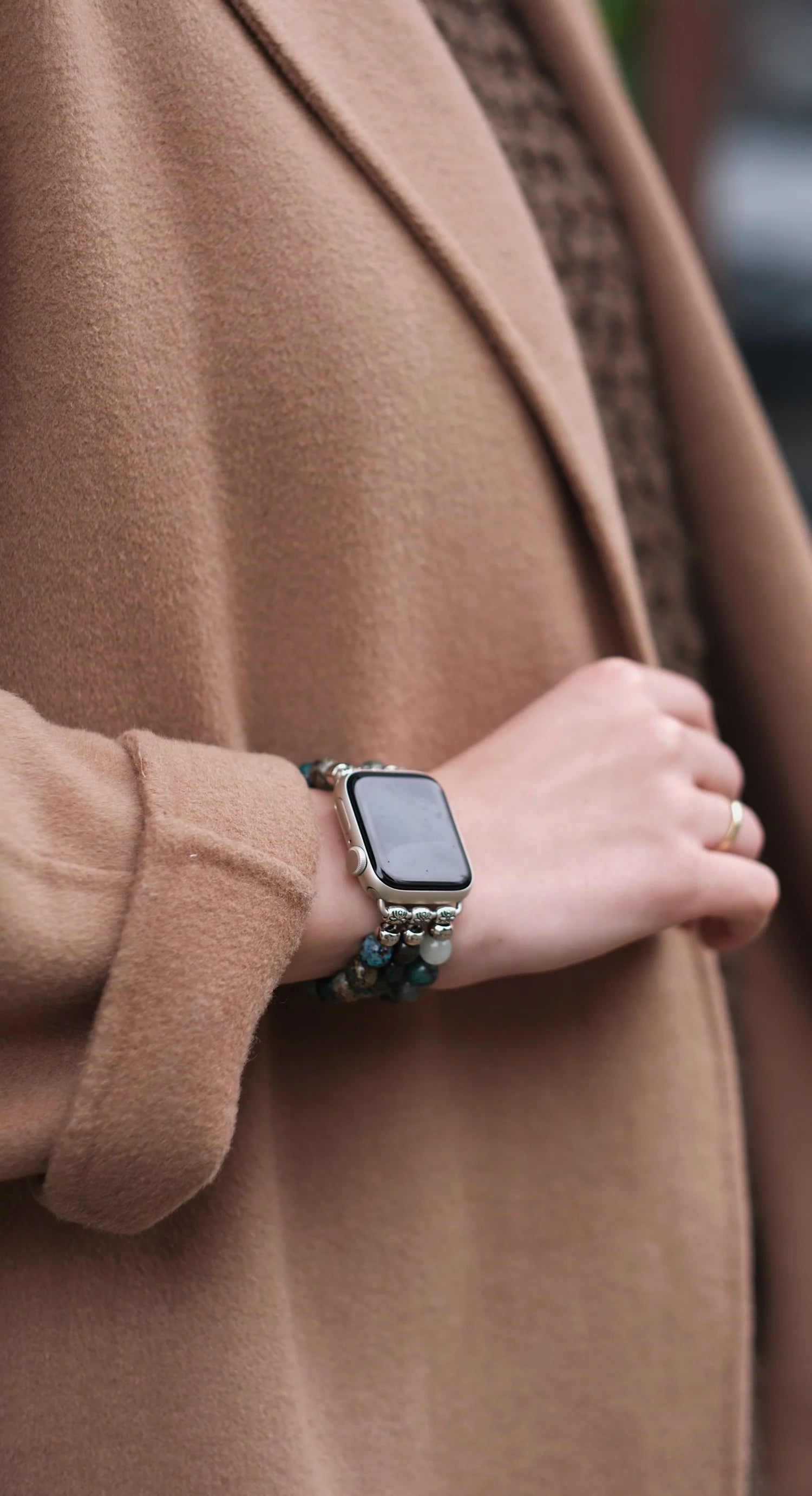 Krizokol Natural Stone Apple Watch Watch Band 42 - 49mm