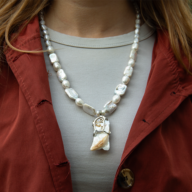 Pearl Natural Stone Necklace