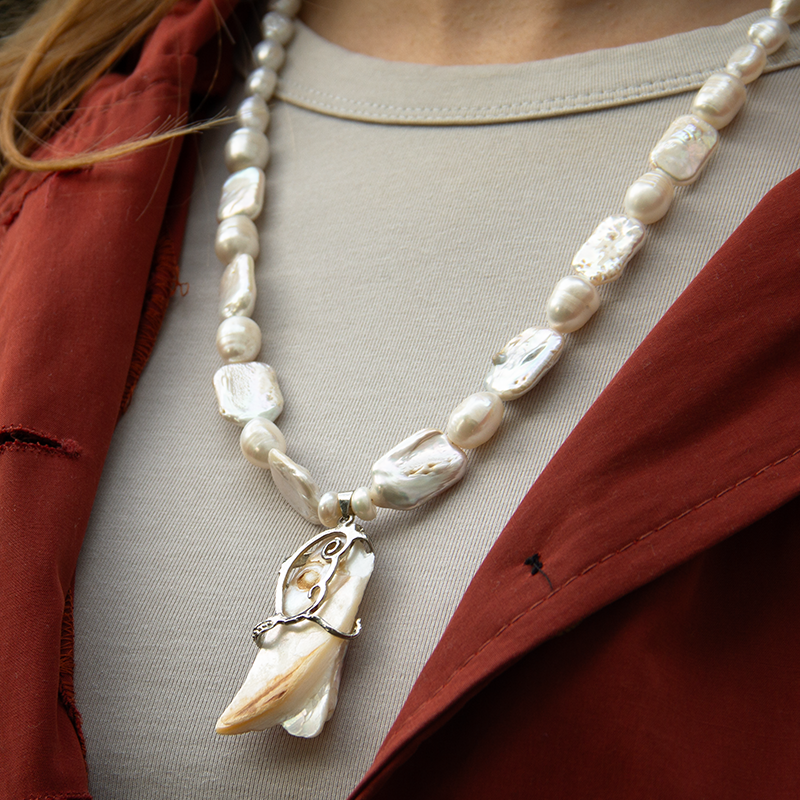 Pearl Natural Stone Necklace