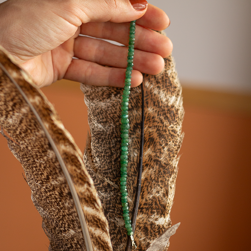 Emerald Natural Stone Bracelet