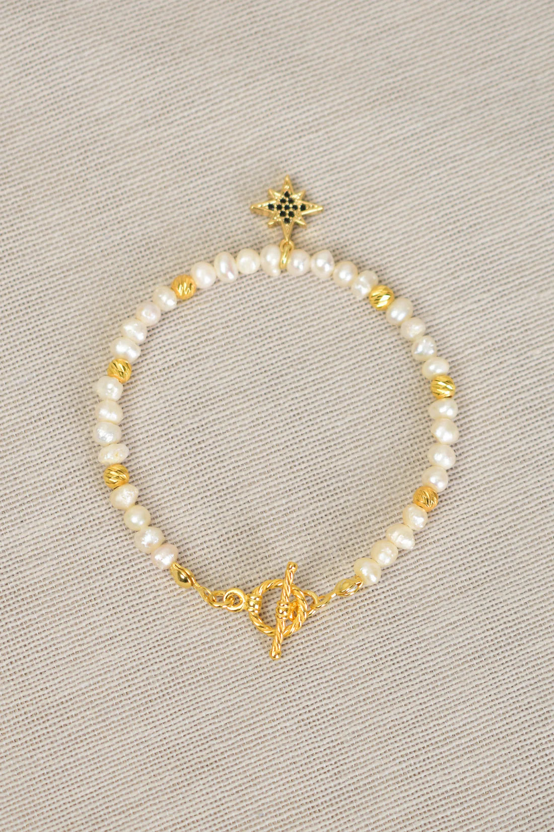 Pearl Natural Stone 925 Sterling Silver Bracelet