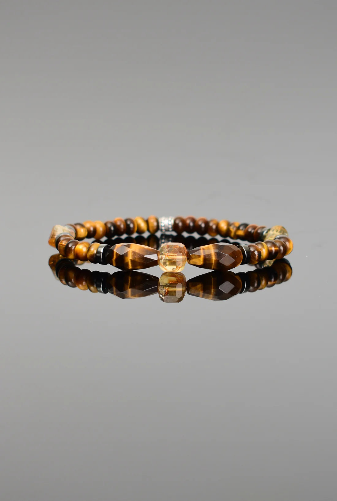 Tiger Eye - Citrine Natural Stone Bracelet