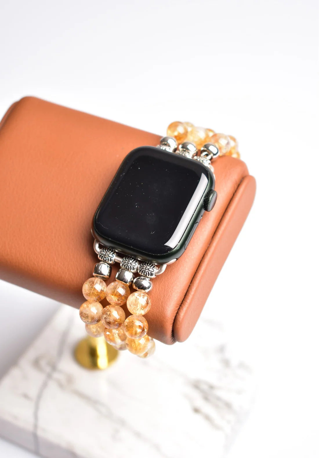 Citrine Natural Stone Apple Watch Watch Band 38 - 41 Mm